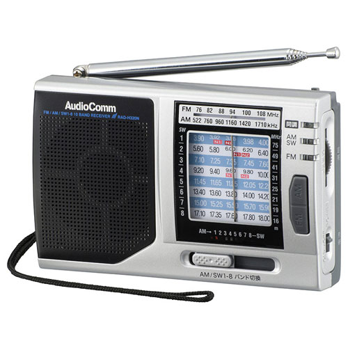 オーム電機(OHM) RAD-H320N AudioComm ポータブルたんぱラジオ