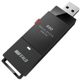 [2024年6月1日限定 エントリー＆店舗内複数購入で最大20倍ポイント]バッファロー BUFFALO SSD-PUT1.0U3-BKC(ブラック) USB 3.2(Gen 1)対応 ケーブルレス ポータブルSSD 1TB SSDPUT10U3BK