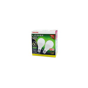 ����(TOSHIBA) LDA6N-G-E17S60V2P LED�d�� �����F E17���� 60W�`���� 760lm