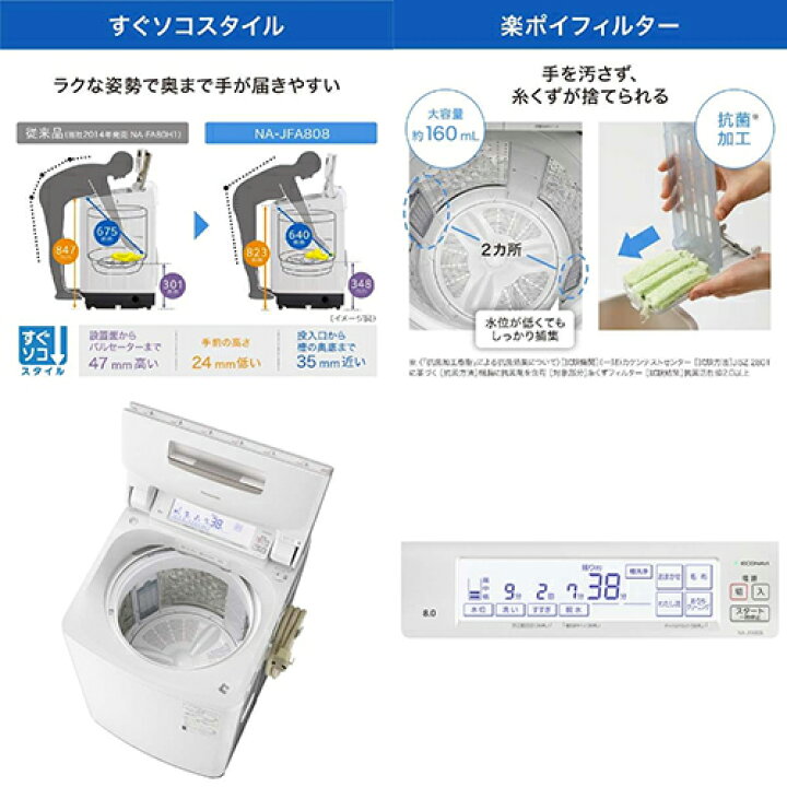 楽天市場】【設置＋リサイクル＋長期保証】パナソニック(Panasonic) NA 