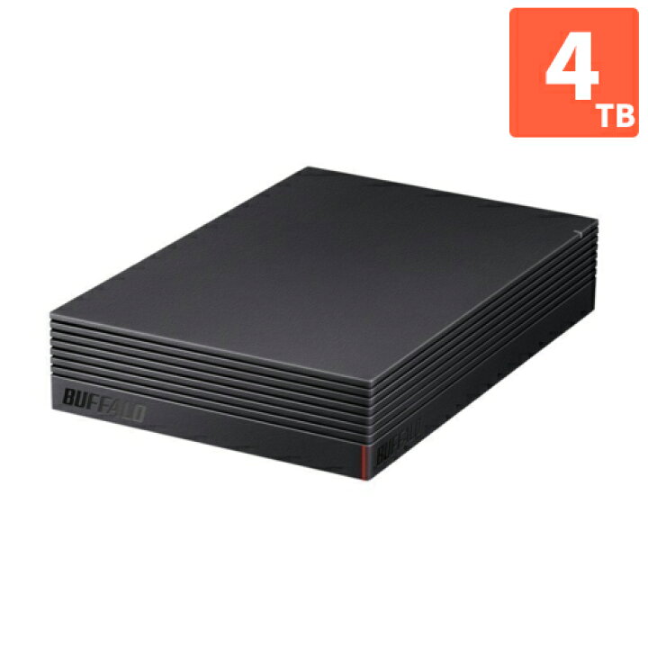 楽天市場】バッファロー BUFFALO HD-EDS4U3-BE パソコン&テレビ録画用 