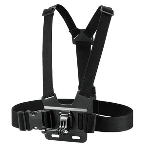 �G���R��(ELECOM) AC-MBCH01BK �u���b�N GoPro HERO9/8/7/6/5/MAX�p �}�E���g �`�F�X�g�^ �n�[�l�X
