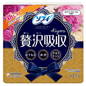 ���j�E�`���[��(unicharm) �\�t�B Kiyora ����� �ґ�z�� �ӂ��p �z���C�g�t���[�����̍��� 14cm 62��