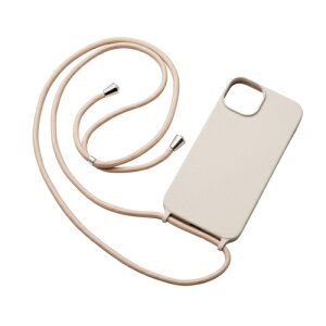 �G���R��(ELECOM) PM-A22BSCSSGY �O���[�W�� iPhone 14 Plus�p �n�C�u���b�h�V���R���P�[�X �J�o�[
