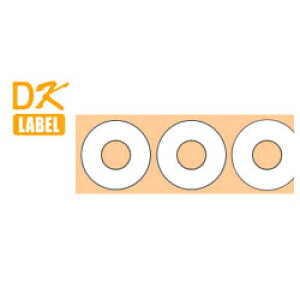 �u���U�[(brother) DK-1207 DK�v���J�b�g���x�� CD/DVD �t�B�������x�� 58mm x 58mm �~�`