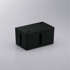 バッファロー(BUFFALO) BSTB01SBK(ブラック) ケーブルボックス 電源タップ&ケーブル収容 S