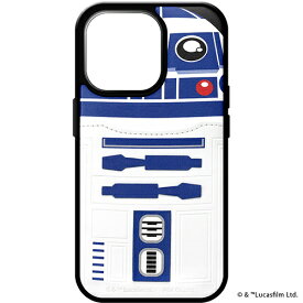 PGA PG-DPT22Q31R2(R2-D2) iPhone 14 Pro用 タフポケットケース 耐衝撃/耐振動