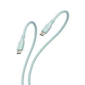 �G���R��(ELECOM) MPA-CCSS10GN �p�[���O���[�� �^�C�vC �P�[�u�� USB Type C to Type C 1m PD