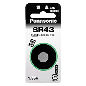 �p�i�\�j�b�N Panasonic SR43P �_����d�r 1.55V 1�� SR43P