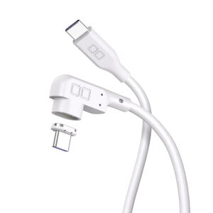 CIO(シーアイオー) CIO-SLLMG-CC2-WH L字 CtoC 2m マグネットシリコンケーブル ホワイト