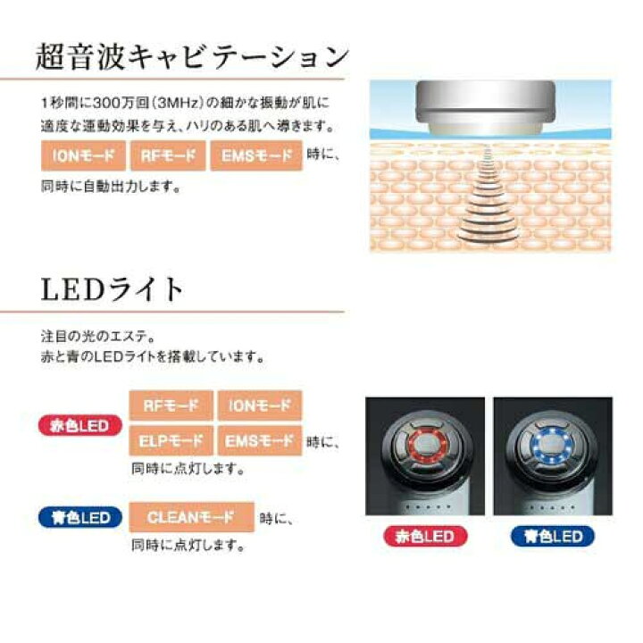 楽天市場】エックスビューティープロ 美肌を叶えるトータルケア美顔器 