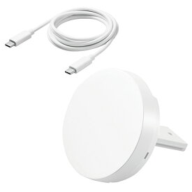 エレコム(ELECOM) W-MA03-WH(ホワイト) 3wayマグネット内蔵ワイヤレス充電器(7.5W・卓上)