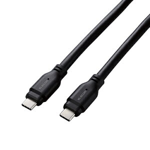�G���R�� ELECOM MPA-CC1G15BK �u���b�N �^�C�vC�P�[�u�� Type-C to C 1.5m PD 100W USB10Gbps���� MPACC1G15BK