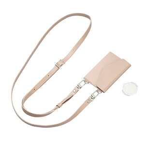 エレコム(ELECOM) P-STSDCDPLBE ベージュ スマホショルダー ストラップ 53〜65cm 長さ調整可 ソフトレザー