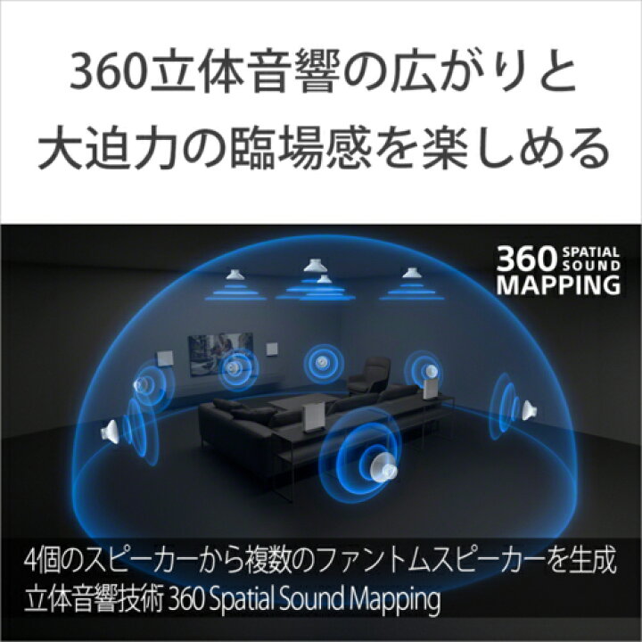 楽天市場】ソニー SONY HT-A9M2 BRAVIA Theatre Quad ホームシアター 