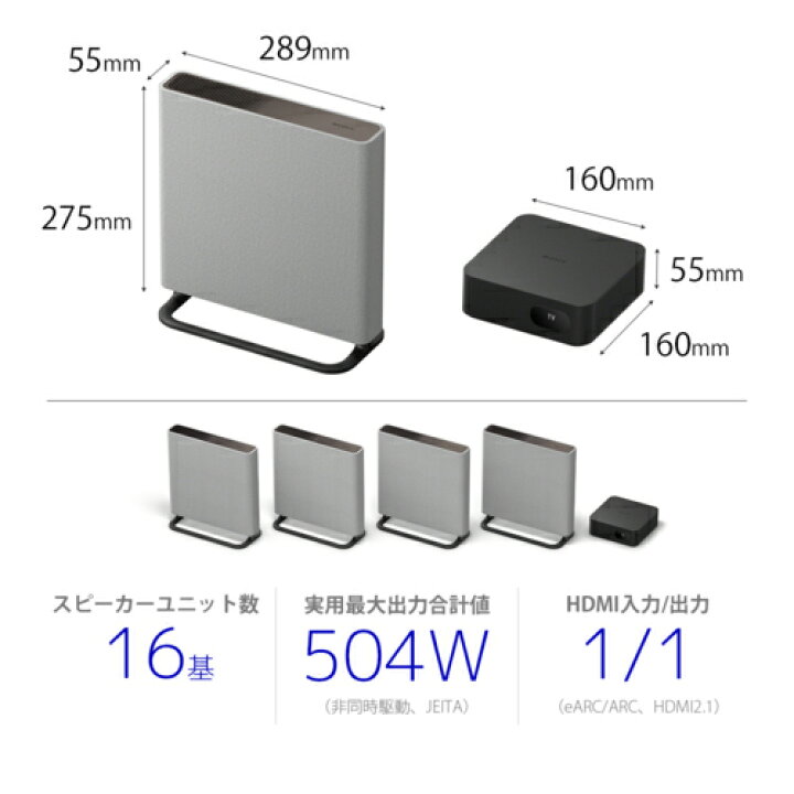 楽天市場】ソニー SONY HT-A9M2 BRAVIA Theatre Quad ホームシアター 