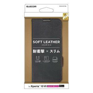 GR(ELECOM) PM-X241PLFYBK ubN Xperia 10 VI SO-52E P[X U[ 蒠^ }Olbg