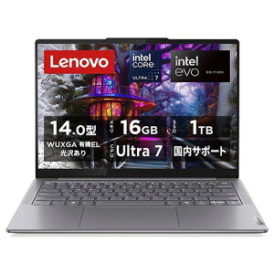 yۏؕtzLenovo m{ 83CV004JIP Yoga Slim 7i Gen 9 14^ Core Ultra 7/16GB/1TB/Office+365 iO[ Windows 11Home m[gp\R 83CV004JIP