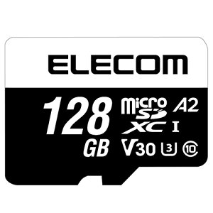 GR(ELECOM) MFMS128GU13A2R f[^microSDXC[J[h U3 V30 SDϊA_v^[t