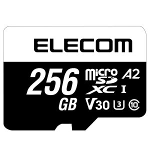 GR(ELECOM) MFMS256GU13A2R f[^microSDXC[J[h U3 V30 SDϊA_v^[t