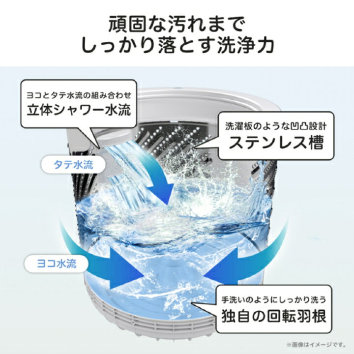 楽天市場】【長期保証付】ハイセンス Hisense HW-T55J 全自動洗濯機 上 