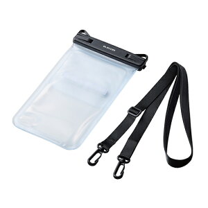 �G���R��(ELECOM) P-WPS2P05BK �u���b�N ��6.9�C���`�ȉ��̃X�}�[�g�t�H���p �h���P�[�X IPX8 2�|�P�b�g�^�C�v