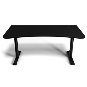 Arozzi(�A���b�c�B) ARENA-PURE-BLACK �Q�[�~���O�f�X�N Arena Gaming Desk Pure Black 160cm