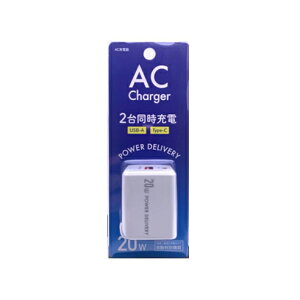 �I�Y�} ACUC-20ADWH �z���C�g Power Delivery�Ή�AC-USB�[�d�� 20W ACUC20ADWH