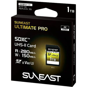 SUNEAST TC[Xg SE-SDU2001TB2800 SANEAST ULTIMATE PRO V60 SDXCJ[h 1TB SESDU2001TB28
