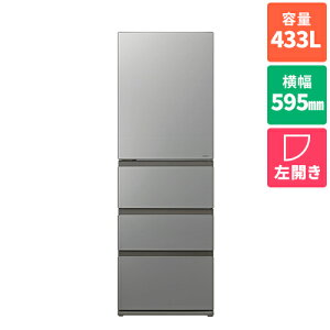 yWݒuzANA AQUA AQR-VZ43RL-S(NX^Vo[) DELIE+ 4hA① J 433L 595mm AQRVZ43RLS