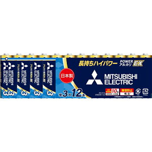 �O�H(MITSUBISHI) LR6EXR/12S �A���J�����d�r �P3�` 12�{�p�b�N
