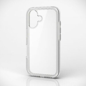 �G���R��(ELECOM) PM-A24AHVAIR2RW ���T�C�N���z���C�g×�N���A iPhone16 �P�[�X �n�C�u���b�h �J�o�[ �Ռ��z�� �y�� �J���������Y�ی�݌v MUBRAIN