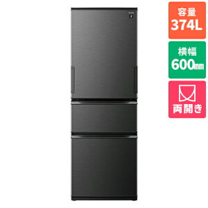 yWݒuzV[v SHARP SJ-PW37P-H(_[NAbVO[) 3hA① ǂhA 374L 600mm SJPW37PH