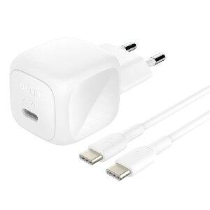 BELKIN WCA013qcWH zCg Belkin 45W USB-C ^[d Wall Charger Optimized for iPhone WCA013QCWH
