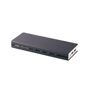 エレコム ELECOM KVM-DVHDU4 DVI対応パソコン自動切替器 USB 4台切替 KVMDVHDU4