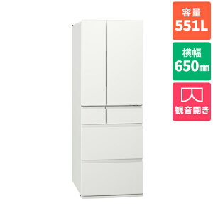 yWݒuzy5Nۏؕtzpi\jbN Panasonic NR-F55HY2-W(p[zCg) 6hA Ⓚ① HY^Cv J 551L 650mm NRF55HY2W
