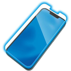 �G���R��(ELECOM) PM-A25SFLGLBL iPhone 16e / 14 / 13 / 13 Pro �K���X���C�N�t�B���� ������ �u���[���C�g�J�b�g �n�[�h�R�[�g ���^ �\�ʍd�x9H