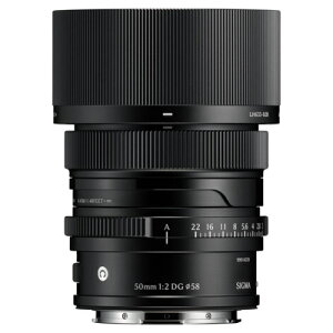 �y�����ۏؕt�z�V�O�} SIGMA 50mm F2 DG �u���b�N Contemporary ���C�JL�}�E���g �P�œ_�����Y 50MMF2DGBLACK