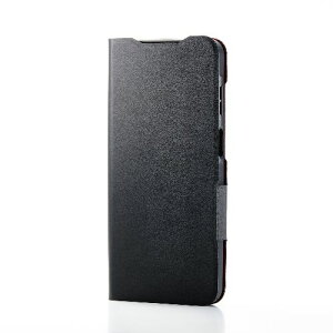 �G���R��(ELECOM) PM-G253PLFUBK �u���b�N Galaxy A25 5G �P�[�X ���U�[ �J�o�[ �蒠�^ �}�O�l�b�g �t���b�v �Ռ��z�� ���y�� ���^ �X�^���h�@�\�t UltraSlim
