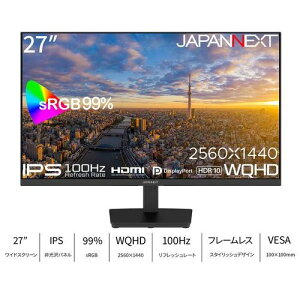 WplNXg JAPANNEXT JN-IPS273WQHD 27^ WQHDj^[ JNIPS273WQHD