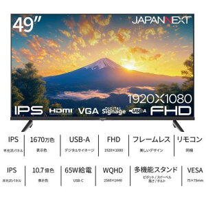 WplNXg JAPANNEXT JN-IPS49F-U 49^ tHDj^[ USBfBAvC[ JNIPS49FU