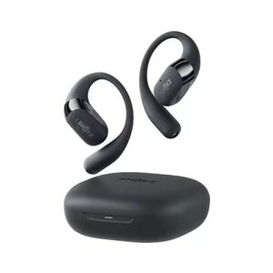 �y�����ۏؕt�zShokz(AfterShokz)(�V���b�N�X(�A�t�^�[�V���b�N�X)) OpenFit 2 �u���b�N �I�[�v���C���[�^���S���C�����X�C���z�� �C���[�t�b�N IP55 USB-C SKZ-EP-000045
