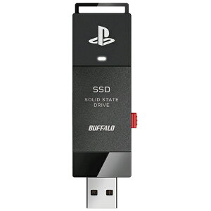 バッファロー(BUFFALO) SSD-SAO1.0U3-B ブラック PlayStationR5 公式ライセンス取得済商品 ポータブルSSD スティック型 1TB