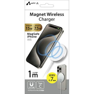 �G�A�[�W�F�C(air-j) AWJ-MS3W- 1M �}�O�l�b�g���C�����X�[�d�� MagSafe�Ή� iPhone 1m