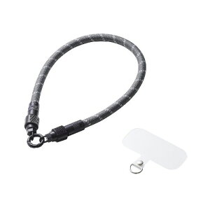 GR(ELECOM) P-STHH1CC08BK2 ubNXgCv X}zXgbv P[u 2in1 nhXgbv USB Type-C to C 30cm PD 60W }[d