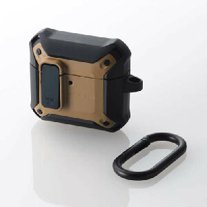 GR(ELECOM) AVA-AP06ZEROLBR R[e AirPods 4 p ZEROSHOCK Lock