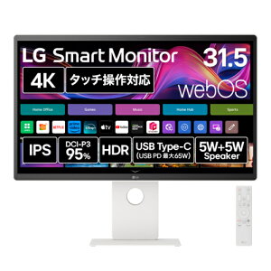 LGGNgjNX(LG) 32U880SA-W 31.5^ 4K(3840×2160) LG Smart Monitor j^[ 4KΉfBXvC