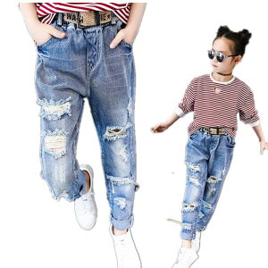10歳女の子 クールで大人っぽい ダメージ加工のデニムパンツのおすすめランキング キテミヨ Kitemiyo