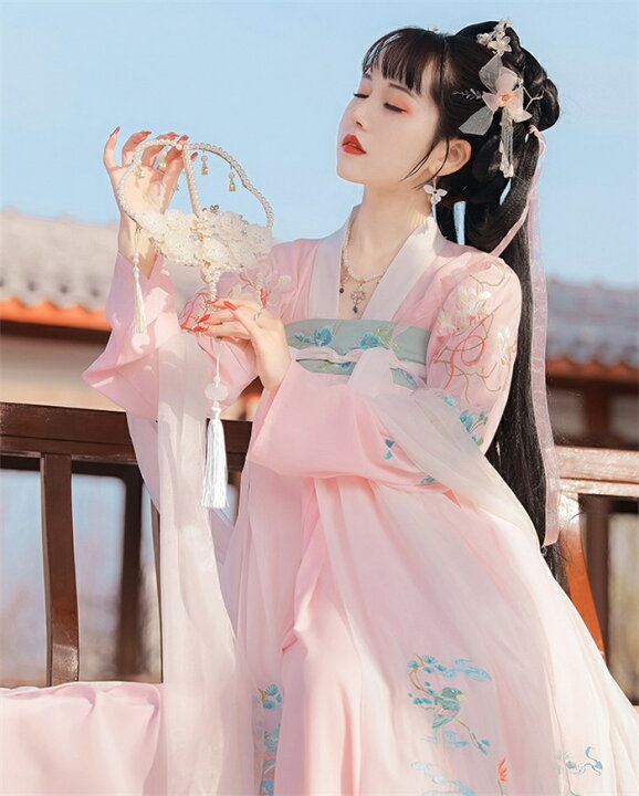 楽天市場】唐装 漢服 漢服仙女 中国古風 中華服 チャイナドレス 仮装 