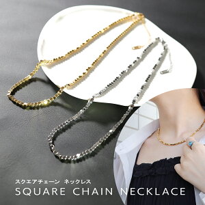 【最大50%OFFクーポン】 ネックレス ペンダント スクエア ダイス キューブ ベネチアン チェーン メンズ レディース ステンレス ステンレス 数珠 メタリック 喜平 韓国風 シンプル 人気 上品